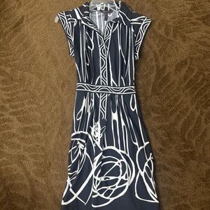 Black and white dress